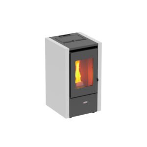 STUFA PELLET VENTIL  6,2KW KING 60T BIANCO