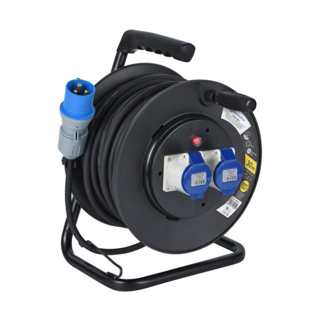 AVVOLGICAVO  30 M  2 PRESE CE220V CAVO 3X1,5