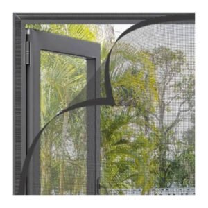 C ZANZARIERA KIT STRAPPO FINESTRA 130X150 NERO