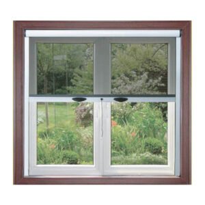 C ZANZARIERA IN KIT FINESTRA C/FRENO 80X160 MARRONE 8017