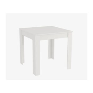 TAVOLO FISSO  80X80XH75CM BIANCO LUCIDO