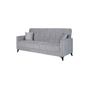 DIVANO PRONTO LETTO SANTI 3P BACOS GRIGIO