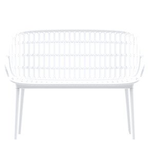DIVANO POSITANO BAMBOO 113X61,5X8 BIANCO