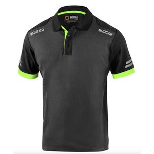 SPARCO POLO TOLEDO GREY GREEN TG XS