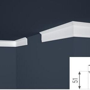 CORNICE POLISTIRENE 51X28X200CM
