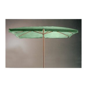 OMBRELLONE IN LEGNO PALO 48 200X300CM VERDE