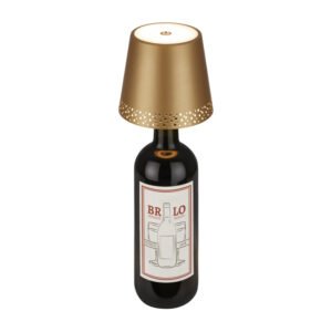 LAMPADA FLASKA P/MONTAGGIO SU BOTTIGLIA ORO