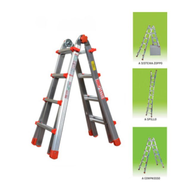 SCALA ALL. MULTIUSO 4+4 GRADINI 4,10 M