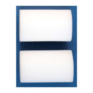 CONF. 2 RULLINI SPUGNA BIANCA  5 CM  1001-05K