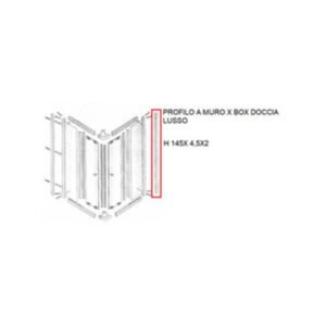 R PROFILO A MURO X BOX DOCCIA CRIST.LUSSO