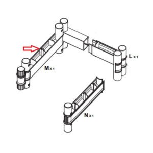 R CINTURA M X ARMADIO TERRY WAVE 1A 35X44X181H T/P 2350RUW