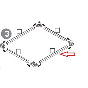 R PROFILO GRANDE  X BASE KIT COPRILAVATRICE RESINA 68X64XH88 CM BIANCO