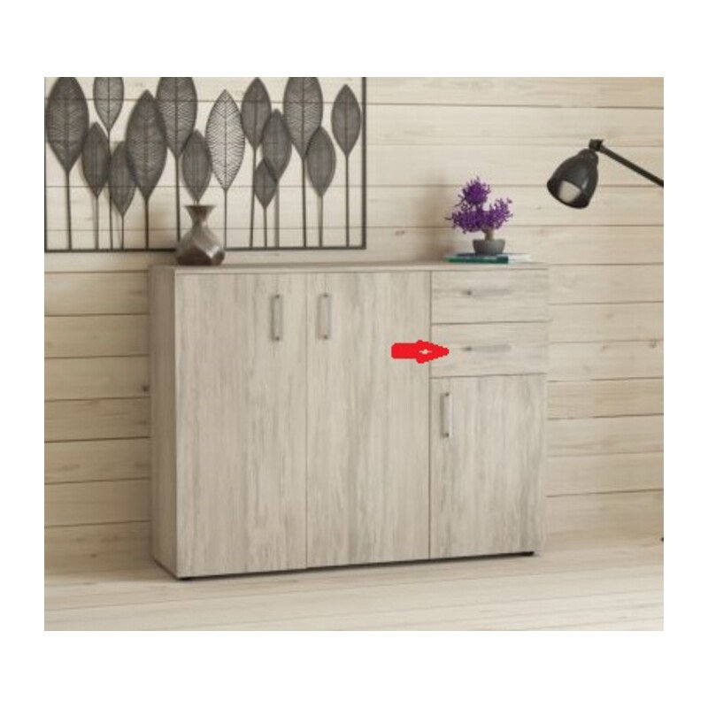 R PART A FRONTALE CASS. X MOBILE 3A+2C BIANCO VEN. GRK404/K083