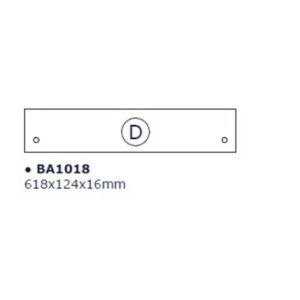 R BASE D X KIT SCARPIERA 5 RIBALTE 65X15X164 BIANCO 1307