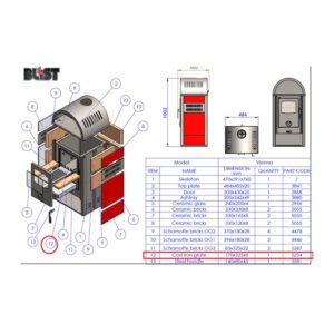 R GRIGLIA 5234 X STUFA LEGNA  8 KW VIENNA BEIGE