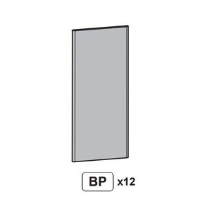 R (BPx12) X ARMADIO TERRY ARDESIA 2 ANTE CM 68X39XH172 CAB2680