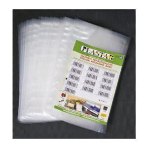 BUSTA GOFFRATA 15X20 CM P/SOTTOVUOTO  25 PZ