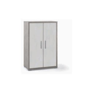 UFFICIO DOUBLE MOBILE 2A 110X71 CM  CEMENTO/OSS.