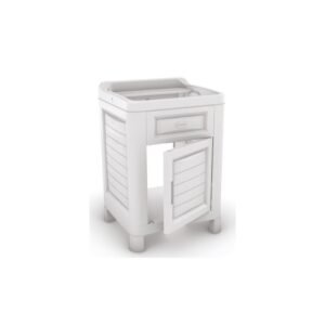 LAVATOIO MOBILETTO ARTU CM.51X60X89 GHIACCIO