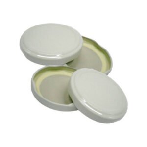 CAPSULA P/BARATTOLO D 82 MM 100 PZ BIANCO
