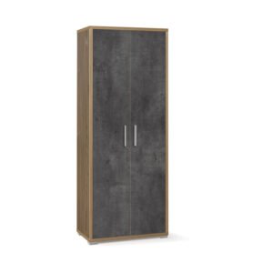 UFFICIO DOUBLE MOBILE 2A 182X71 NOCE ST/OSS.NERO