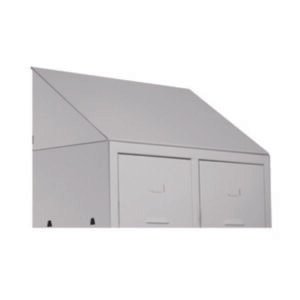 TETTO INCLINATO P/SPOGLIATOIO 2 POSTI 68,5X34 CM