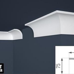 CORNICE POLISTIRENE 75X75X200CM
