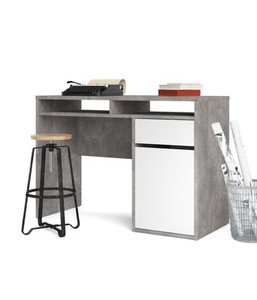 KIT SCRIVANIA FUNCTION PLUS 110X48X77 CEMENTO