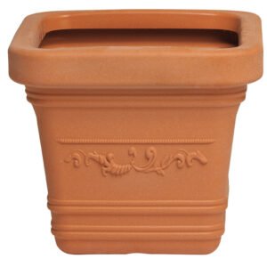 VASO IN PLASTICA FESTONATO 40X40XH35 CM PRESTIGE