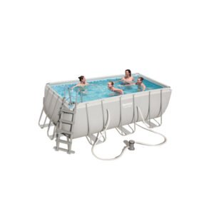 PISCINA C/TELAIO POMPA E SCALA 412X201XH122 CM 56456
