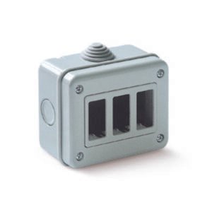 CASSETTA TONDO DA PARETE P/INTERNO 3P IP40