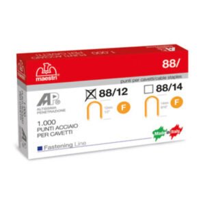 MAESTRI PUNTI SPILLATRICE ART.  88/12 DA 1000 PZ