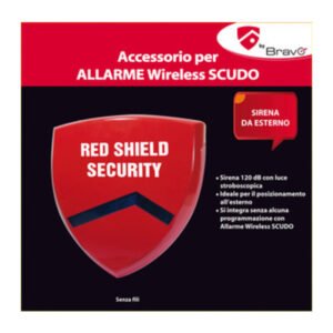 ANTIFURTO DOMESTICO-SIRENA DA ESTERNO