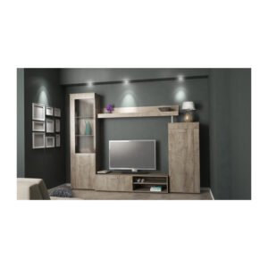 KIT PARETE LIVING SPAZIO 260X35/42X188 ROVERE K105