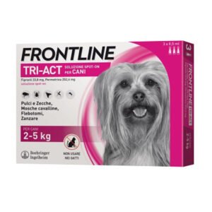 FRONTLINE TRI-ACT  2- 5 KG 3 PIPETTE