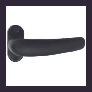 MEZZA MANIGLIA P/PERSIANA Q 8 MM NYLON NERO