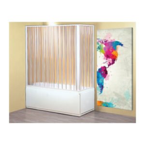 PARETE VASCA A SOFFIETTO 2 LATI 70X170-140XH150 CM