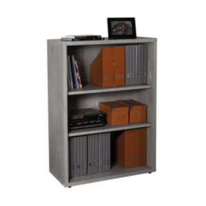 PRATICO LIBRERIA 35,7X81,6XH112 CM CEMENTO