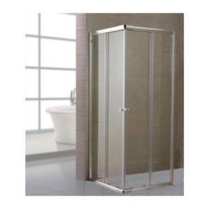 PARETE FISSA CRISTALLO TRASP. 6 MM 74/80 CM LUSSO