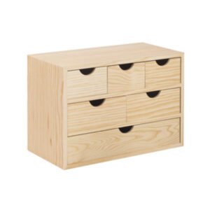 CASSETTIERA MINI 6 CASSETTI 40X20XH28 CM