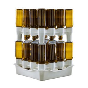 SCOLABOTTIGLIE A 2 MODULI E BACINELLA P/32 BOTTIGLIE