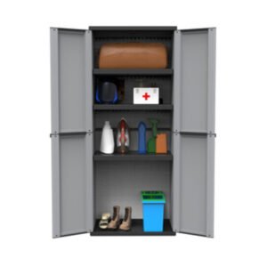 ARMADIO TERRY 2 ANTE 68X38XH164 TUTTO PIANI  J-LINE 268