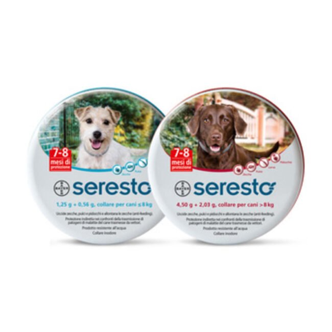 BAYER COLLARE CANE SERESTO PIU DI 8 KG