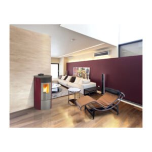 STUFA PELLET VENTIL  8.7KW KING ROUND12 BORDEAUX
