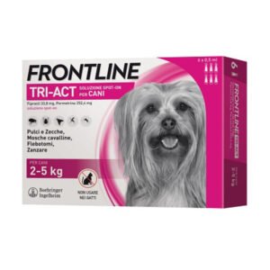 FRONTLINE TRI-ACT  2- 5 KG 6 PIPETTE OFF. SPECIALE