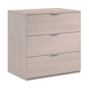 KIT CASSETTONE 3 CASSETTI 80X38X77 ROVERE CHIARO