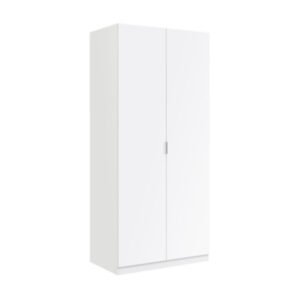 KIT ARMADIO 2 ANTE 81X52XH180 CM BIANCO