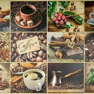 PANNELLO IN PVC SPECIAL 3D COFFEE SET 602x1002 mm