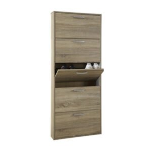 KIT SCARPIERA 5 RIBALTE 65X15X164 ROVERE SCURO