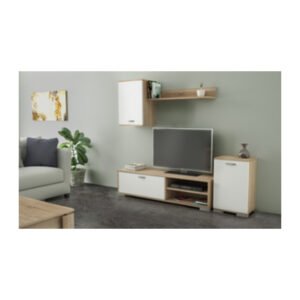 KIT PARETE ATTREZZATA 170X36XH190 CM BIA/ROV.